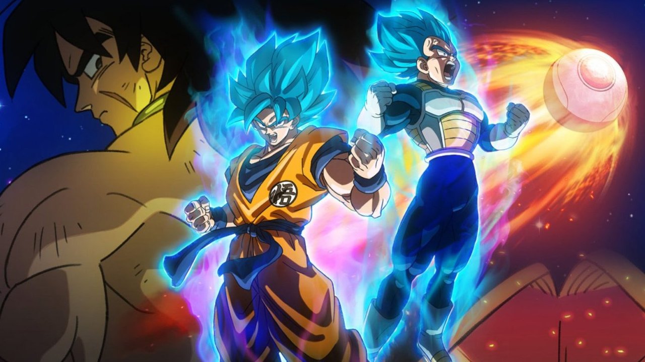 Dragon Ball Time, bills, broly, dragon ball, gogeta blue